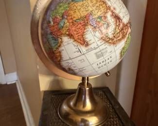 Vintage Decorative Tabletop Globe