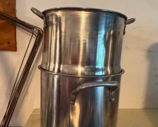 Stainless Steel Stock Pot with Steamer Insert