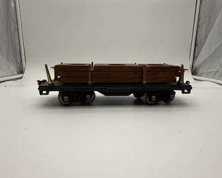 Lionel Prewar O-Gauge Flatcar with Lumber Load (Model 831)