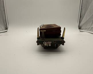 Lionel Prewar O-Gauge Flatcar with Lumber Load (Model 831)