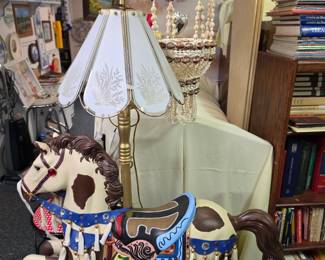 Located in Basement- Carouselhorse lamp
