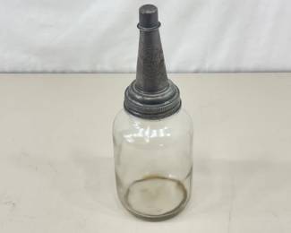 Antique "The Master" Oil Spout and Jar