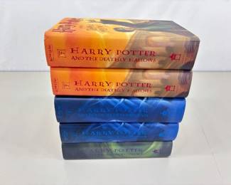 5 First American Edition Harry Potters