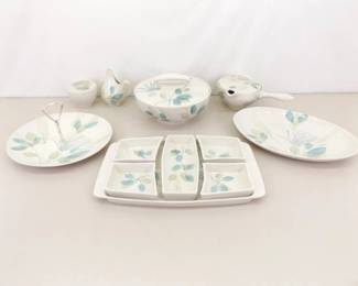 Vintage Red Wing Merrileaf Specialty Bowls, Plates, and Trays