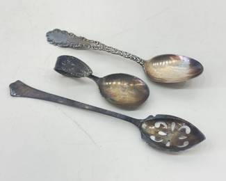 Lot 42.9 Grams of 3 Sterling Silver .925 Spoons