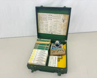 Lot of WWII Military Bullard First Aid Kit etc.