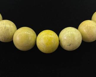 17.5" Canyon Jasper Large Bead Necklace