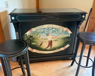 Bar and 2 stools