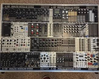 03 Massive Doepfer A100 12U Eurorack Modular Synthesizer System w Monster Case  50 Modules