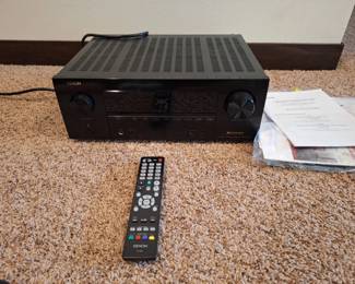 Denon AVRX3500H 7.2Channel 4K Network AV Receiver w Remote  Manuals