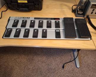 Behringer FCB1010 MIDI Foot Controller with dual expression pedals.