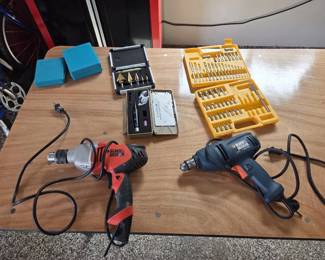 Black  Decker Drills, Makita Driver Sets, Step Bits  Laser Bore Sighter