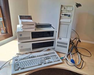 Vintage IBM Computer  Equipment Lot