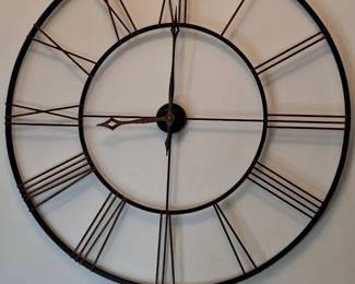 Howard Miller Oversized OpenFace Wall Clock  Roman Numerals