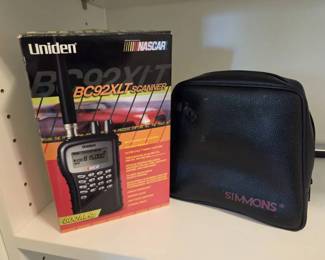 Uniden Nascar BC92XLT Scanner And Simmons Binoculars