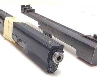 (2) SMITHE & WESSON .22cal LONG UPPER RECEIVER & NO NAME UPPER RECEIVER, BARREL AND SLIDE ACTION