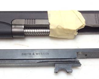 (2) SMITHE & WESSON .22cal LONG UPPER RECEIVER & NO NAME UPPER RECEIVER, BARREL AND SLIDE ACTION