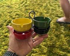 MCM Dealers choice stackable ashtrays