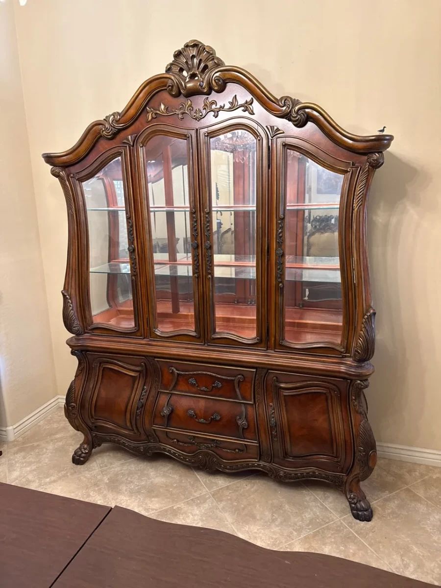 Michael Amini Collection Lighted China Cabinet