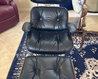 Comfortable Chair With Matching Ottoman