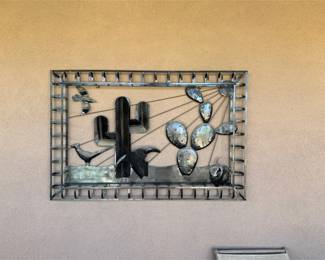 Large Metal Piece Of Artwork