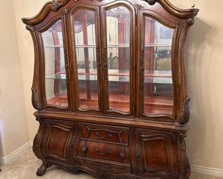 Michael Amini Collection Lighted China Cabinet
