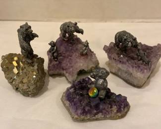 Amethyst Gold Bears