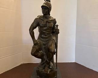 A Bronze Sculpture Signed Dalou
