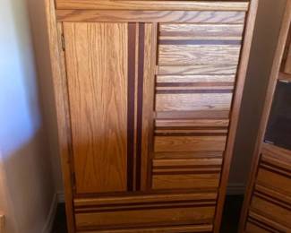 Stripe Accent Dresser