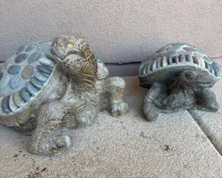 A Couple Stone Turtles