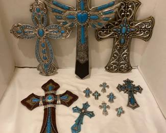 Turquoise Style Crosses