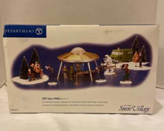 Space Oddity Snow Village