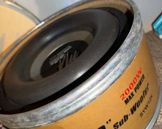 MA Audio 12" car audio subwoofer