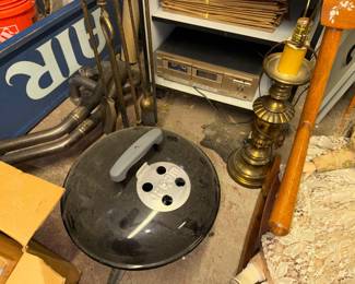 Grill, Dual tape deck, Lamps, Christmas, oh my!