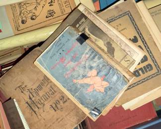 box of old books