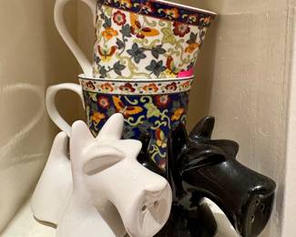 Scottie Dog Salt and Pepper Shakers