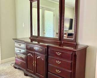Quality! Breakfront Dresser and mirror