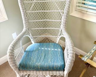 Pristine Condition Wicker Rocker
