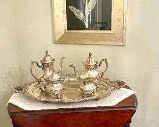 Mahogany Tea Cart