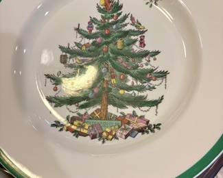 Vintage Spode Christmas Tree  China Set