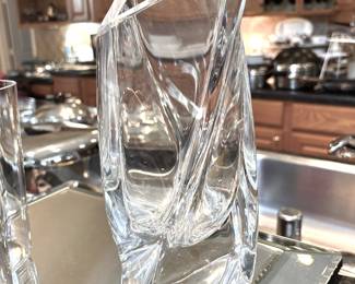 Kosta Boda MCM crystal vase
