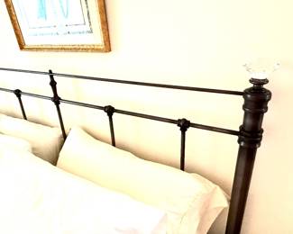 Metal headboard