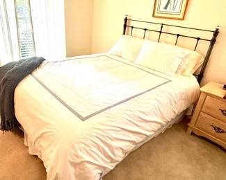 Queen bed and mattress