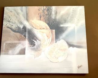 Large signed statement art