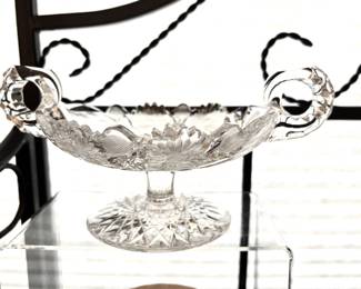 Vintage cut crystal