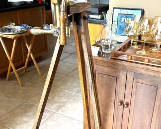 Vintner wine opener on stand