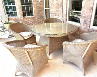 Patio table and chairs