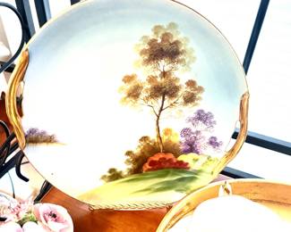 Vintage Nippon painted plate