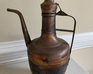 vintage copper jug