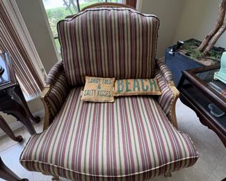 French style accent arm chair